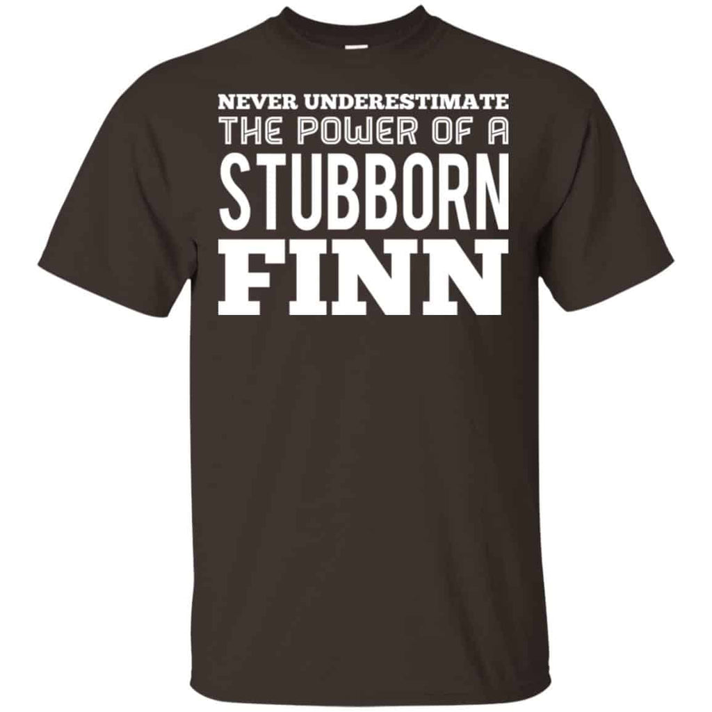 Never Underestimate The Power Of A Stubborn Finn s, , Tank Unisex