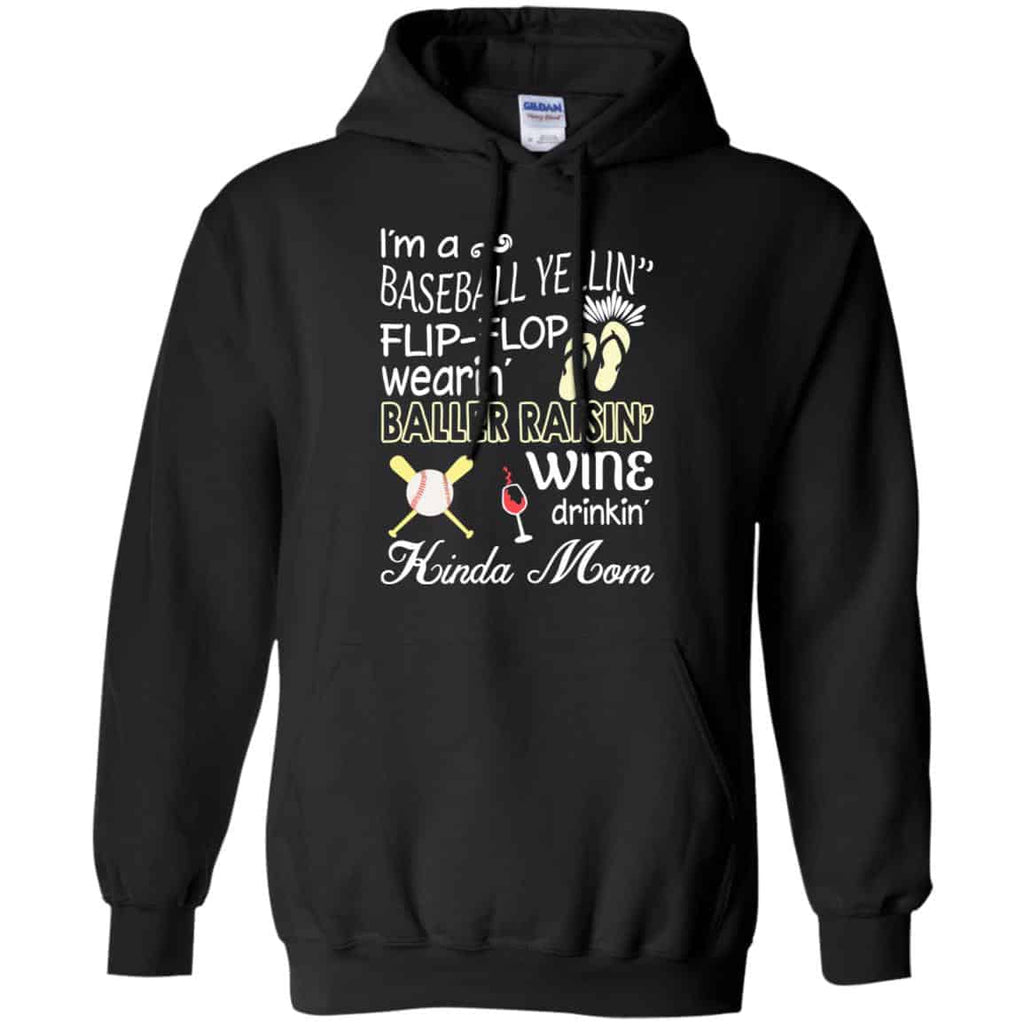 I’m A Baseball Yelling Flip-flop Wearing Baller Raising Wine Drinking Kinda Mom s, , Tank