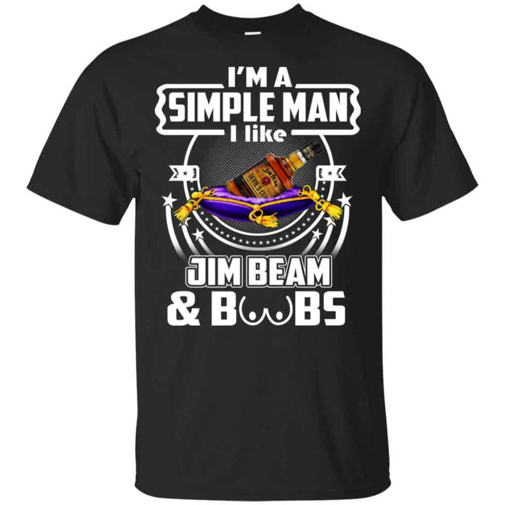 I’m A Simple Man I Like Jim Beam And Boobs s, , Tank Unisex