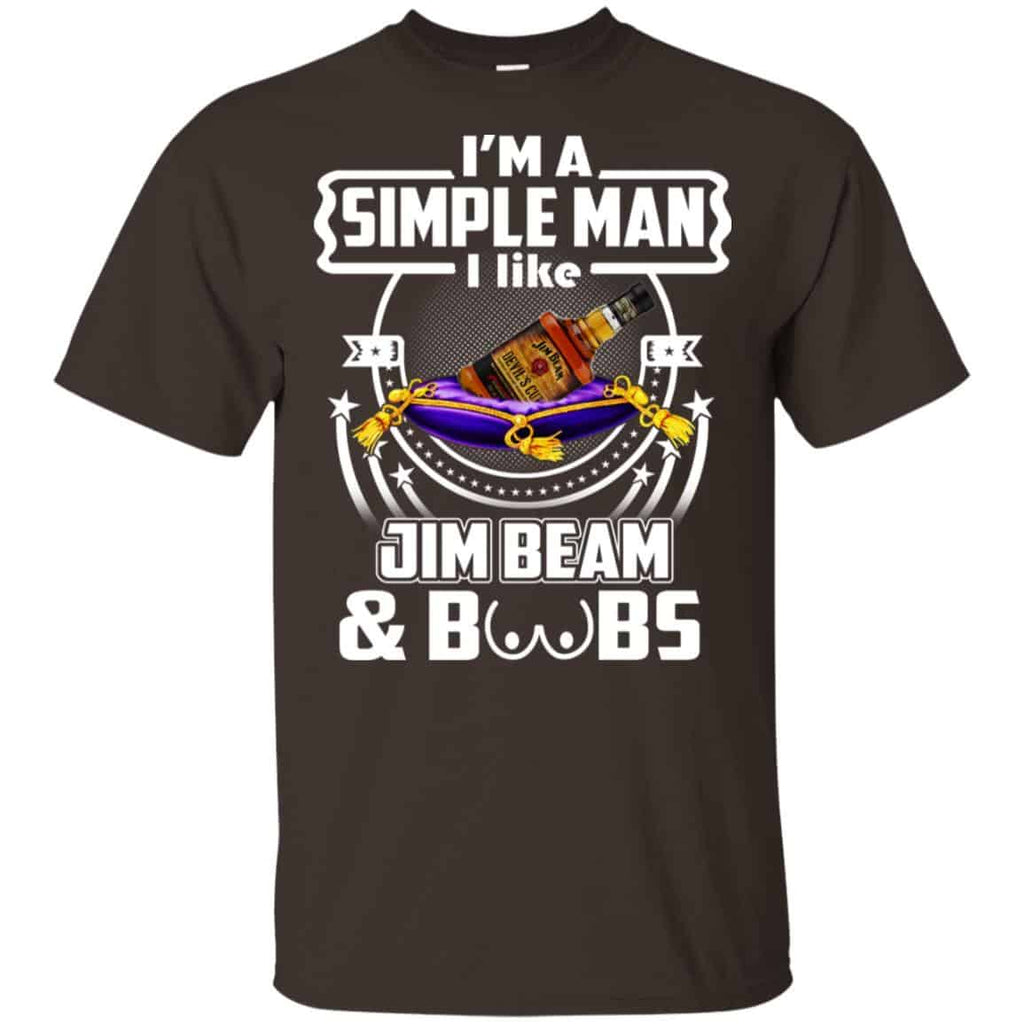 I’m A Simple Man I Like Jim Beam And Boobs s, , Tank Unisex