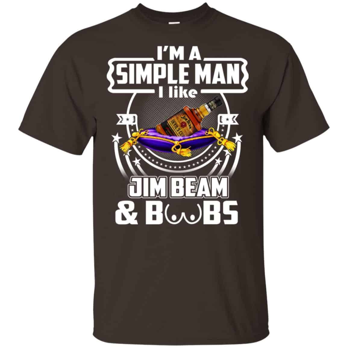 I’m A Simple Man I Like Jim Beam And Boobs s, , Tank Unisex