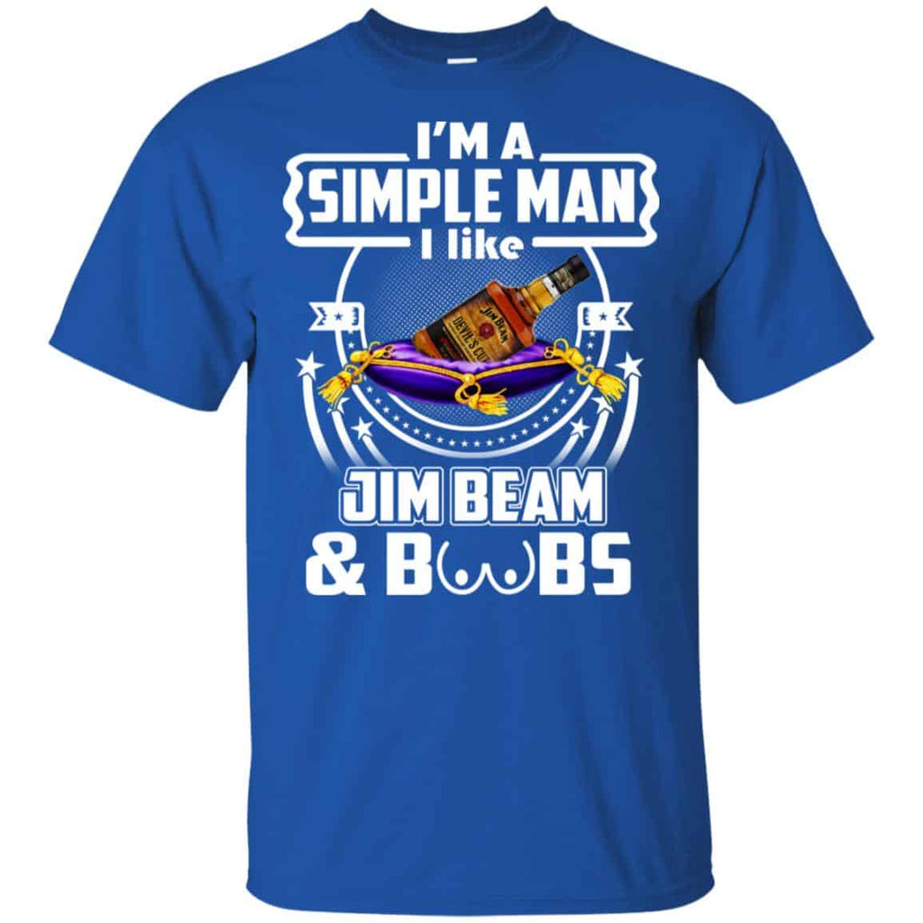 I’m A Simple Man I Like Jim Beam And Boobs s, , Tank Unisex