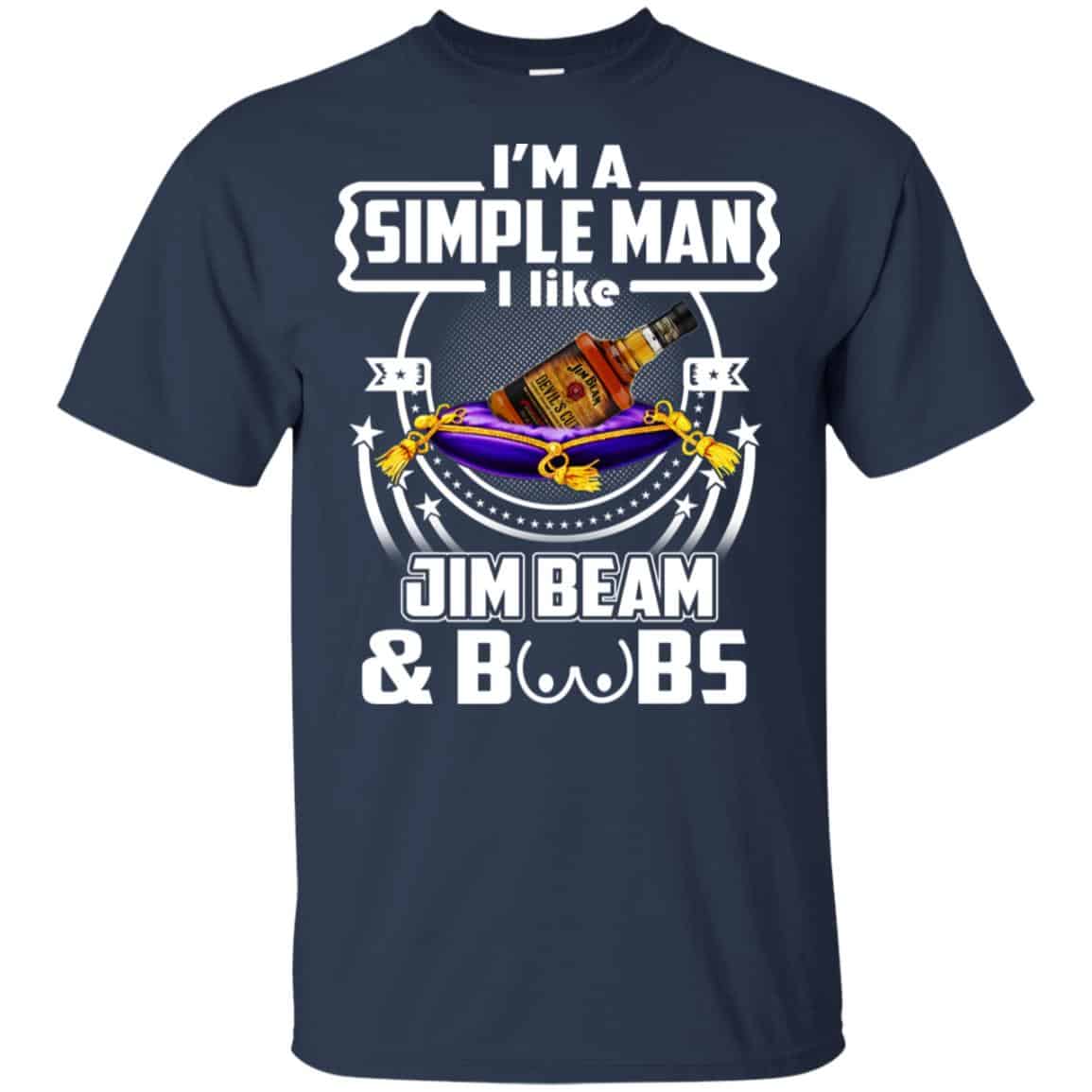 I’m A Simple Man I Like Jim Beam And Boobs s, , Tank Unisex