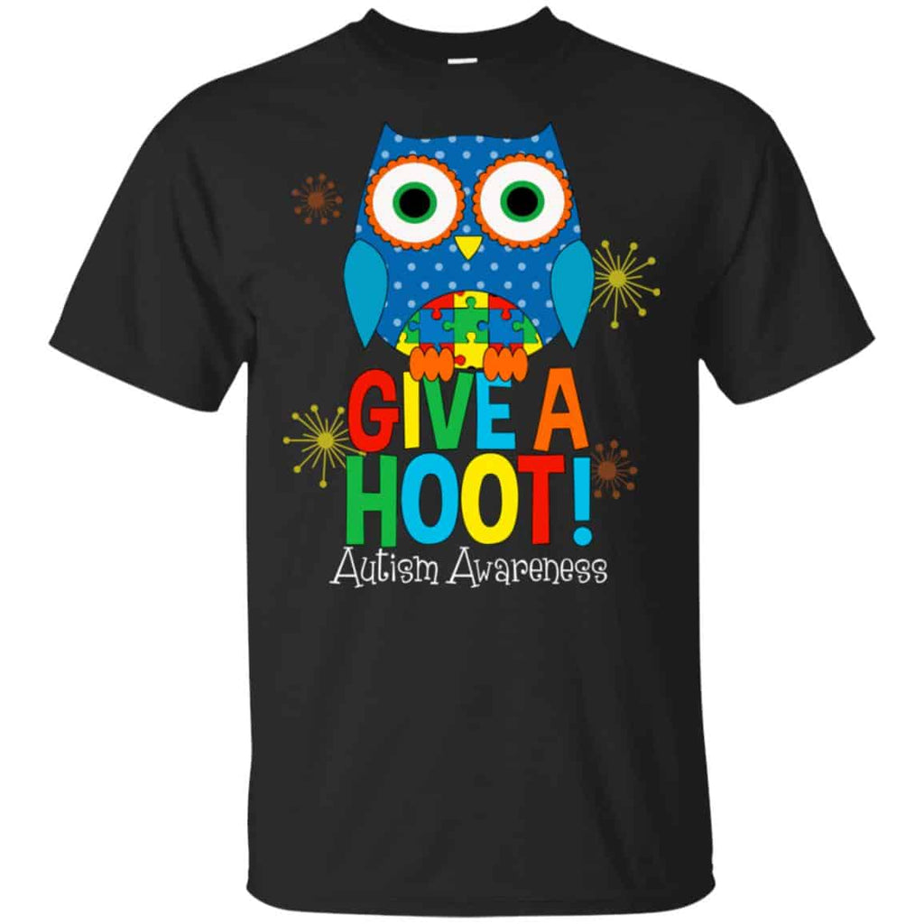 Autism Awareness: Give A Hoot s, , Tank Unisex