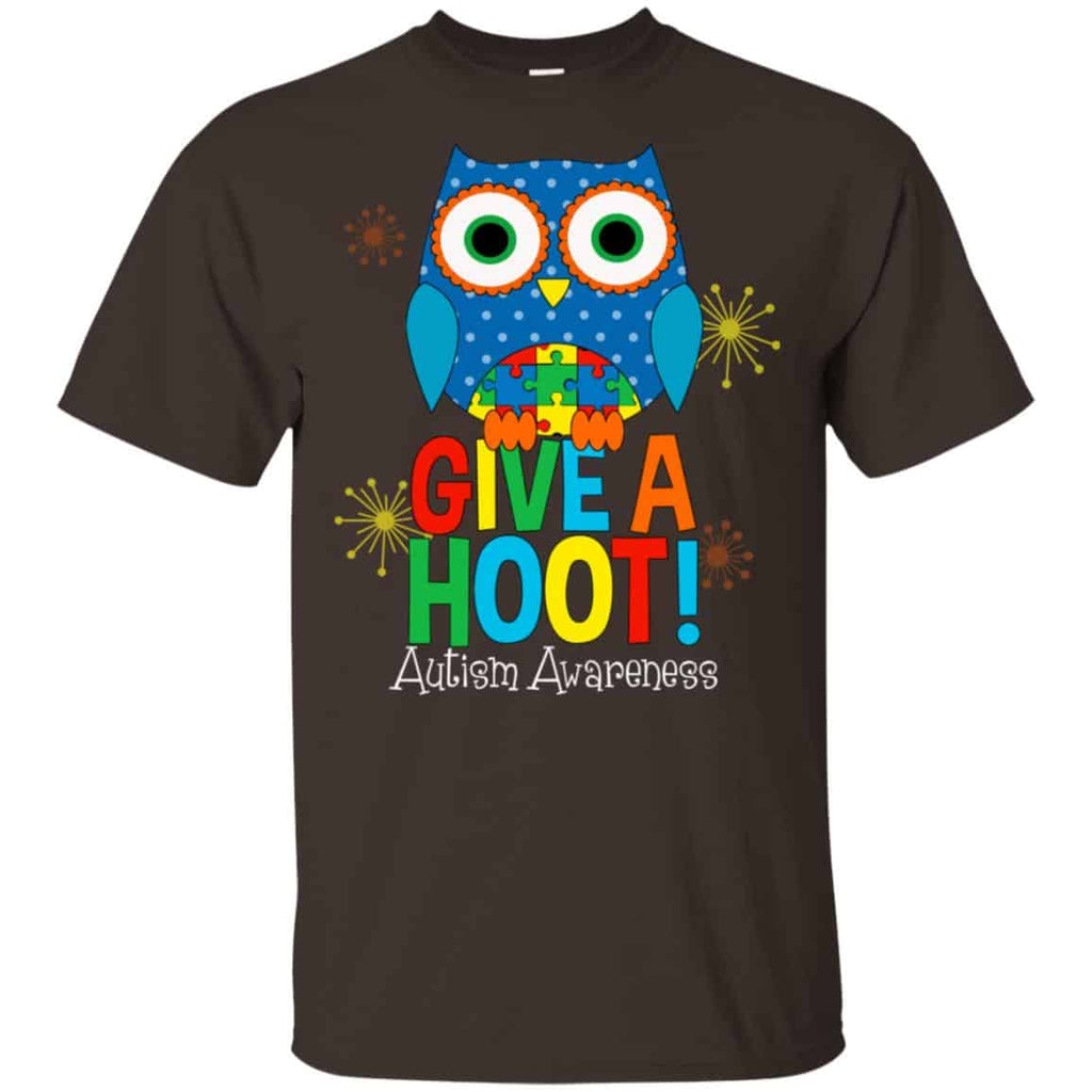 Autism Awareness: Give A Hoot s, , Tank Unisex