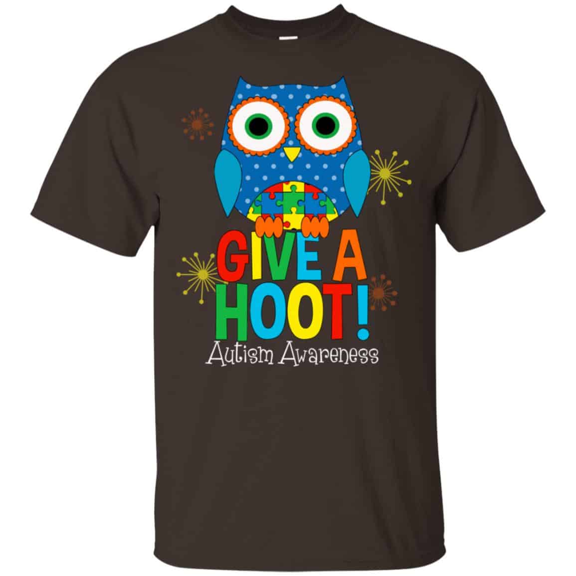 Autism Awareness: Give A Hoot s, , Tank Unisex