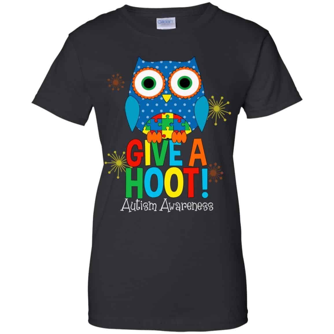 Autism Awareness: Give A Hoot s, , Tank Unisex