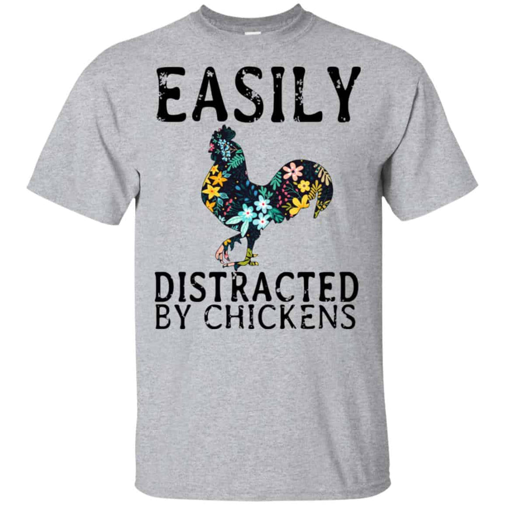Easily Distracted By Chickens s, , Tank Unisex