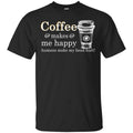 Coffee Makes Me Happy Humans Make Me Head Hurt s, , Tank Unisex