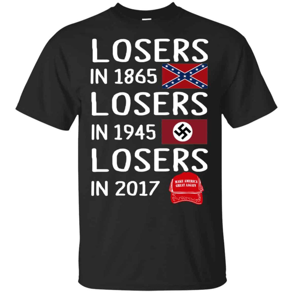 Losers In 1865 Losers In 1945 Losers In 2017 Shirt, , Tank Unisex