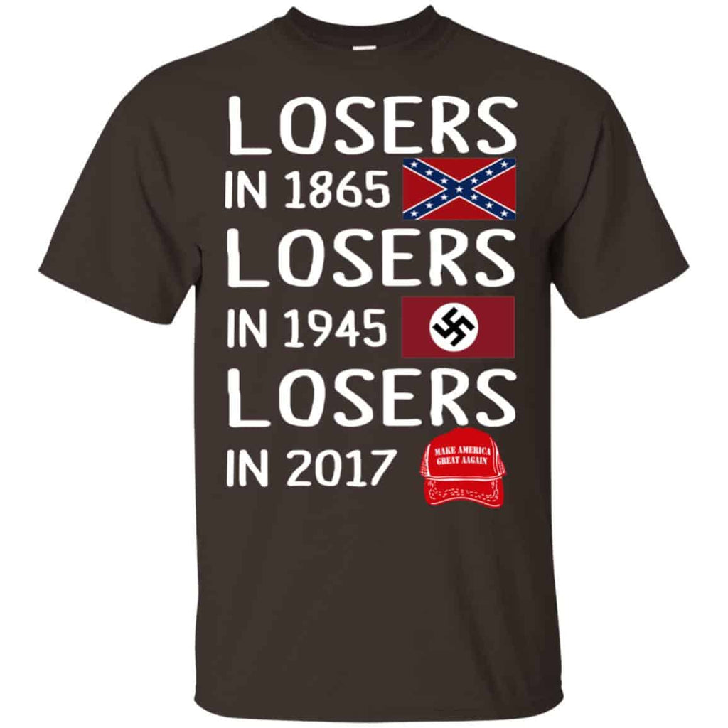 Losers In 1865 Losers In 1945 Losers In 2017 Shirt, , Tank Unisex