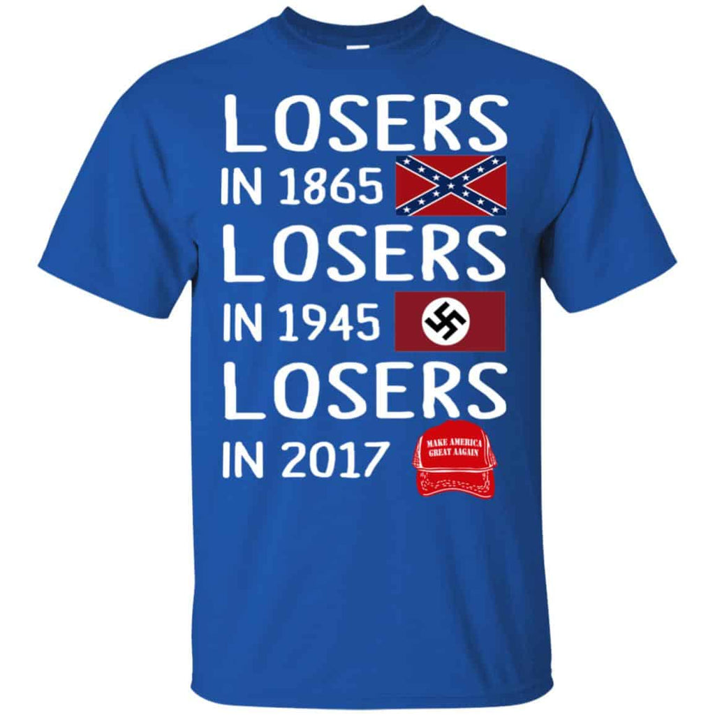 Losers In 1865 Losers In 1945 Losers In 2017 Shirt, , Tank Unisex