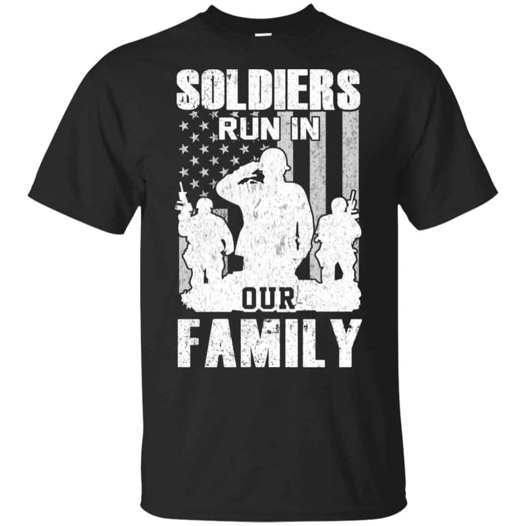 Veteran: Soldiers Run In Out Family Veteran Dad Son s, , Tank Unisex