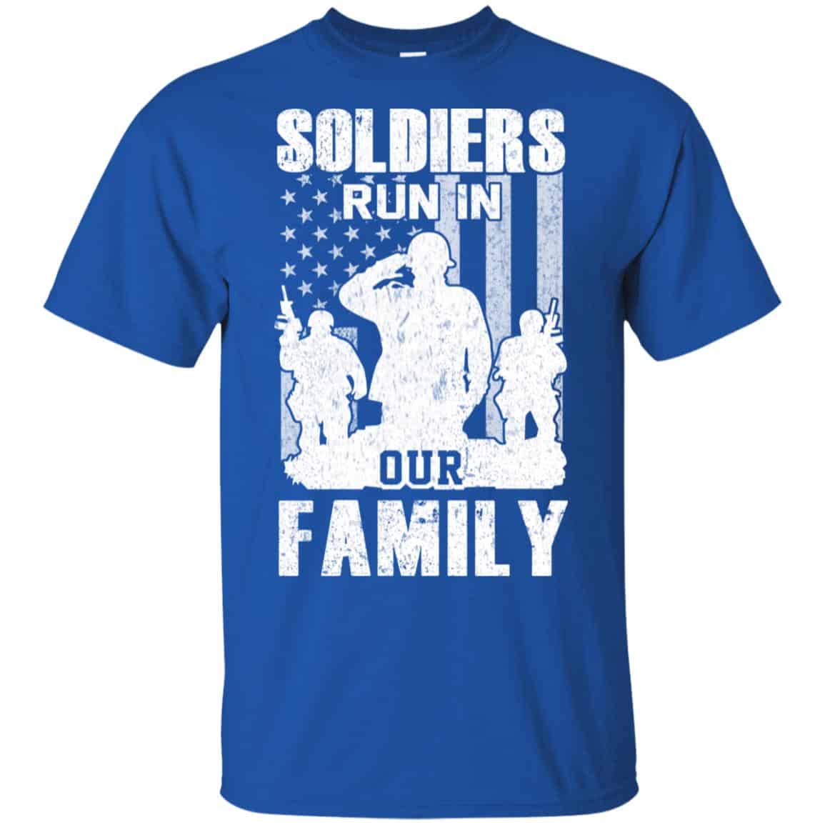 Veteran: Soldiers Run In Out Family Veteran Dad Son s, , Tank Unisex