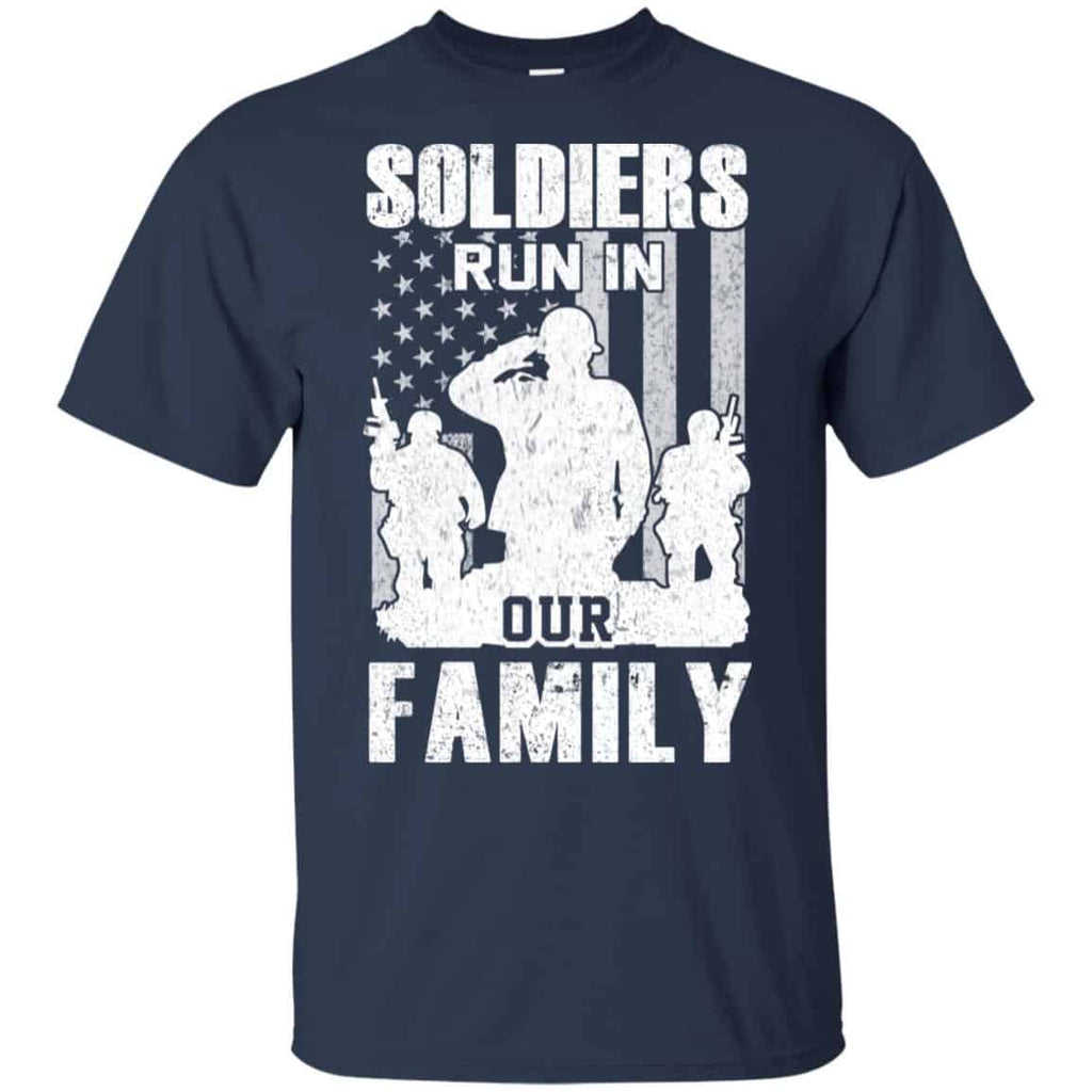 Veteran: Soldiers Run In Out Family Veteran Dad Son s, , Tank Unisex