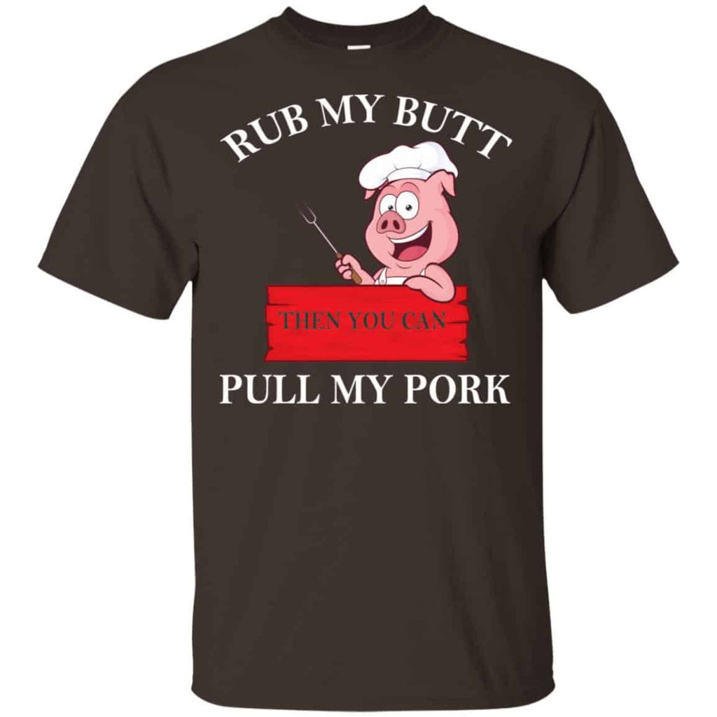 Rub My Butt Then You Can Pull My Pork Funny BBQ s, , Tank Unisex