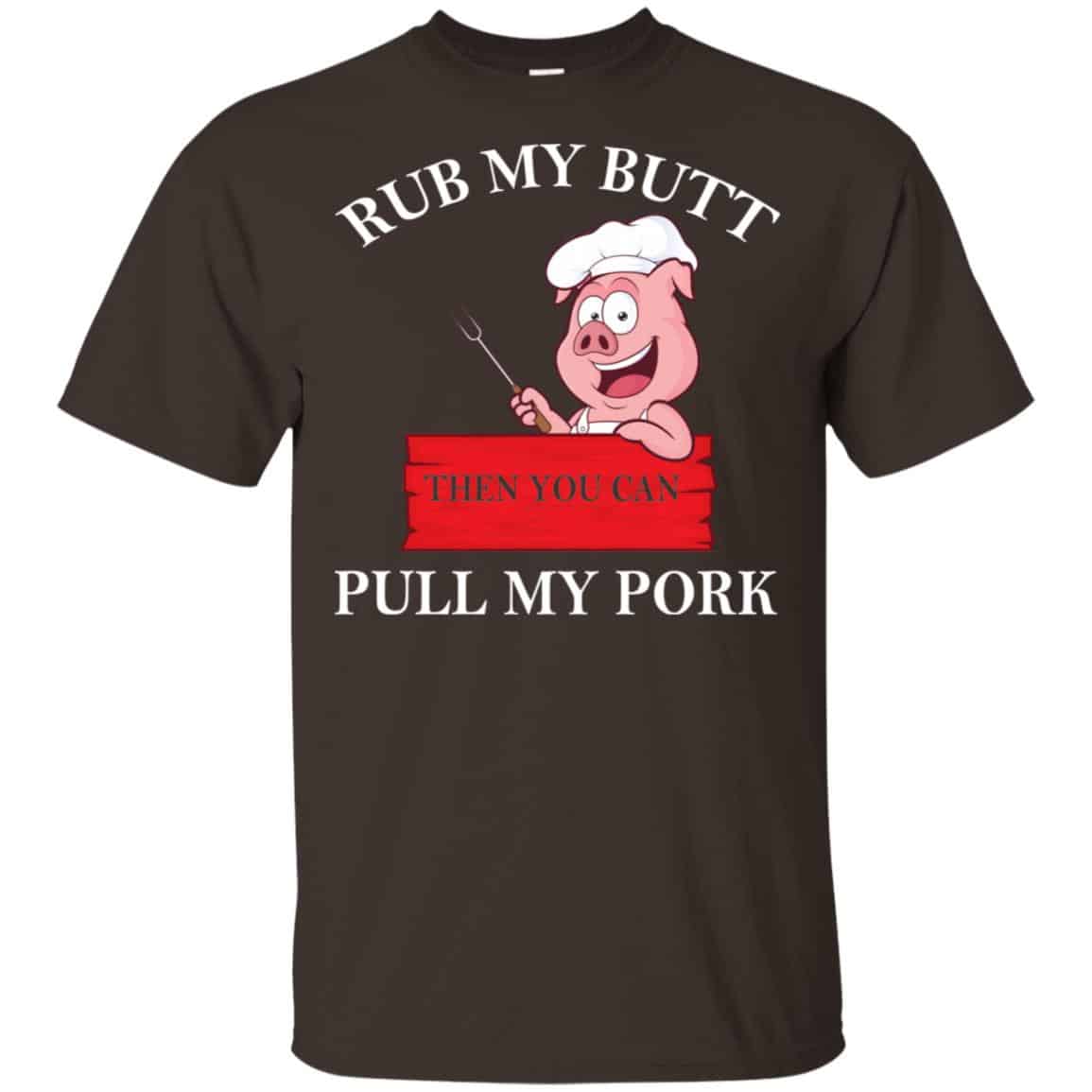 Rub My Butt Then You Can Pull My Pork Funny BBQ s, , Tank Unisex