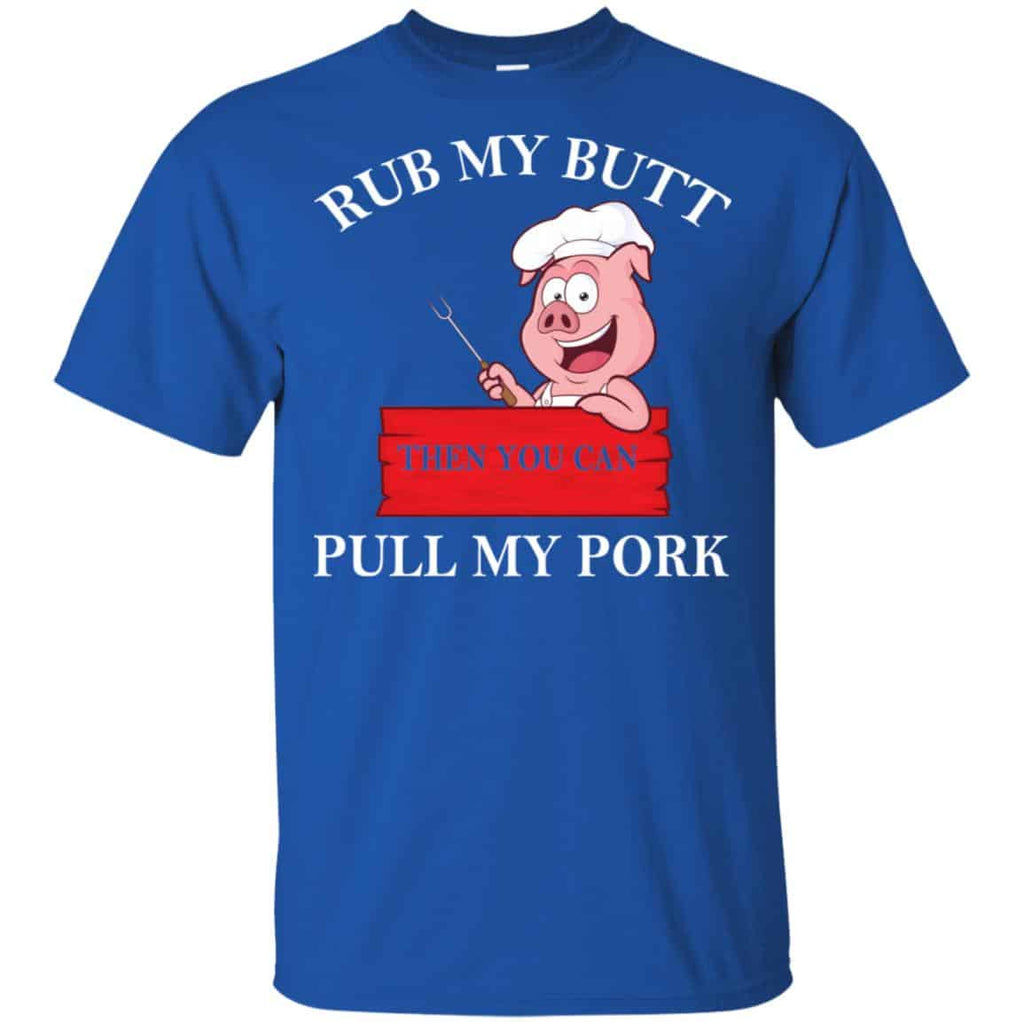 Rub My Butt Then You Can Pull My Pork Funny BBQ s, , Tank Unisex