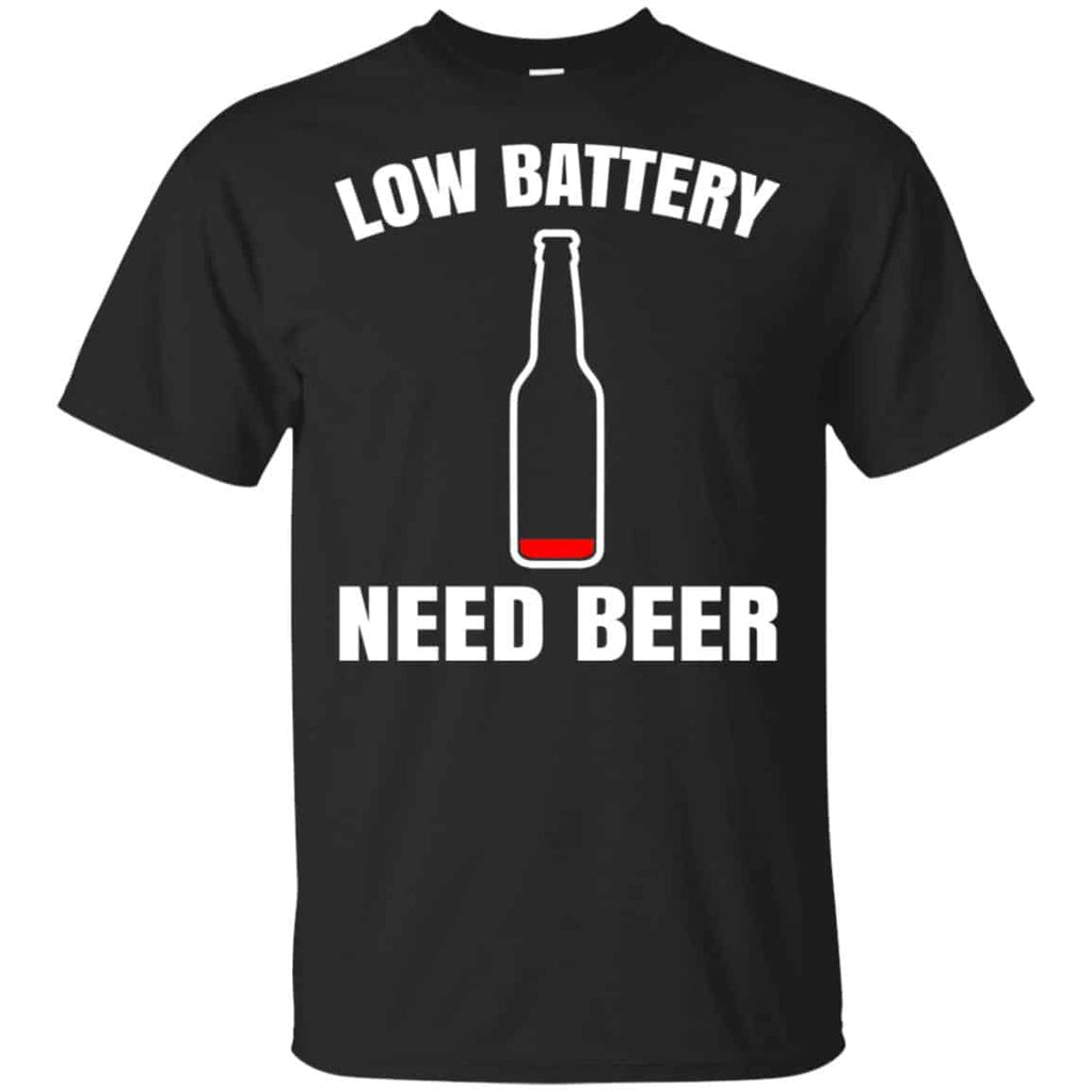 Low Battery Need Beer Shirt, , Tank Unisex