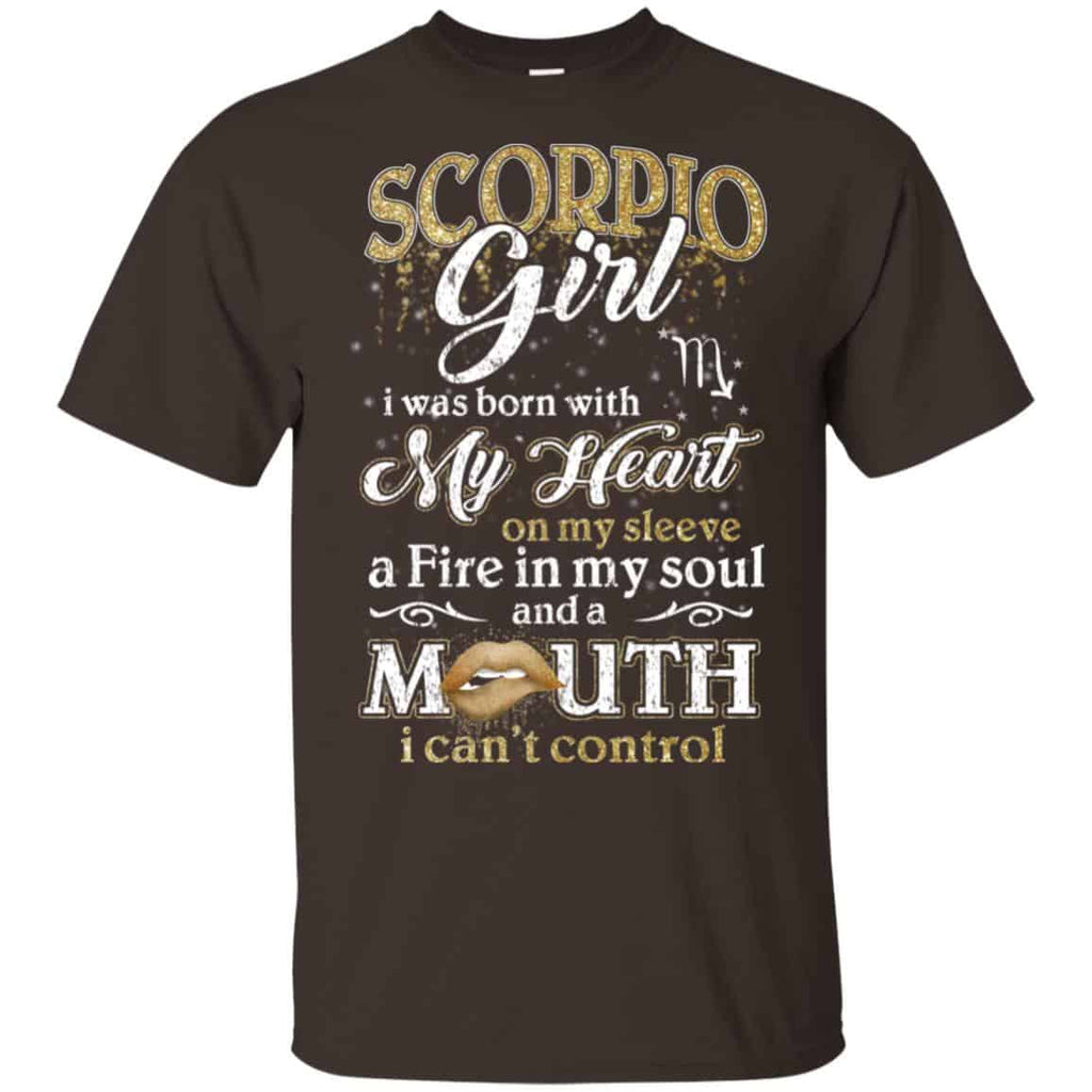 Scorpius Girl I Was Born With My Heart On My Sleeve A Fire In My Soul And A Mouth I Can’t Control s, , Tank