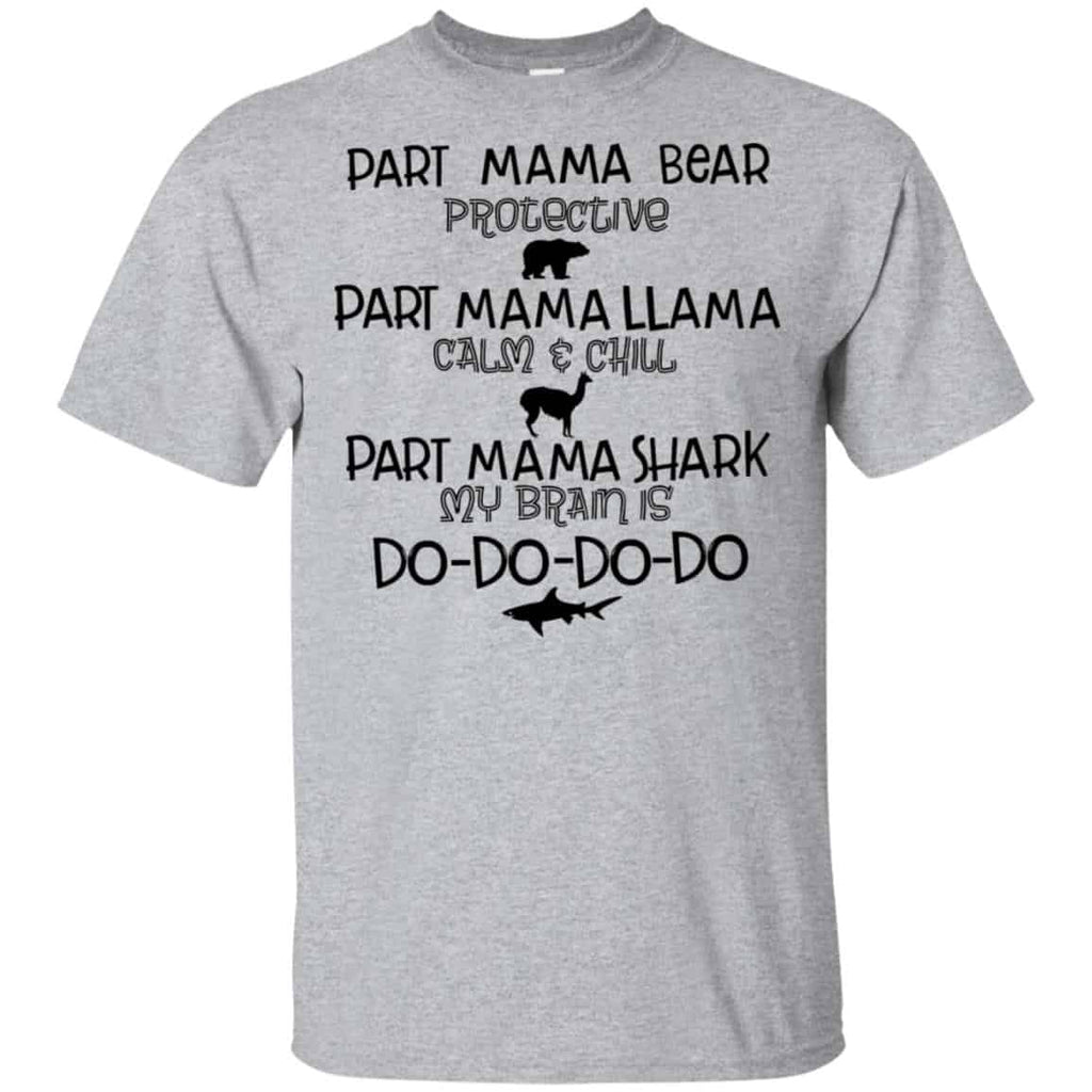 Part Mama Bear Protective Part Mama Llama Calm & Chill Part Mama Shark My Brain Is Do-Do-Do-Do s, , Tank