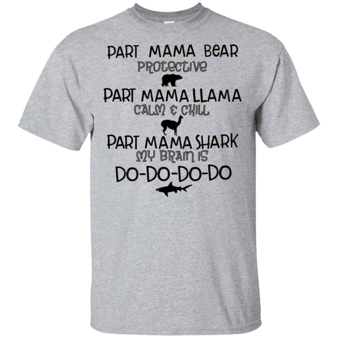 Part Mama Bear Protective Part Mama Llama Calm & Chill Part Mama Shark My Brain Is Do-Do-Do-Do s, , Tank