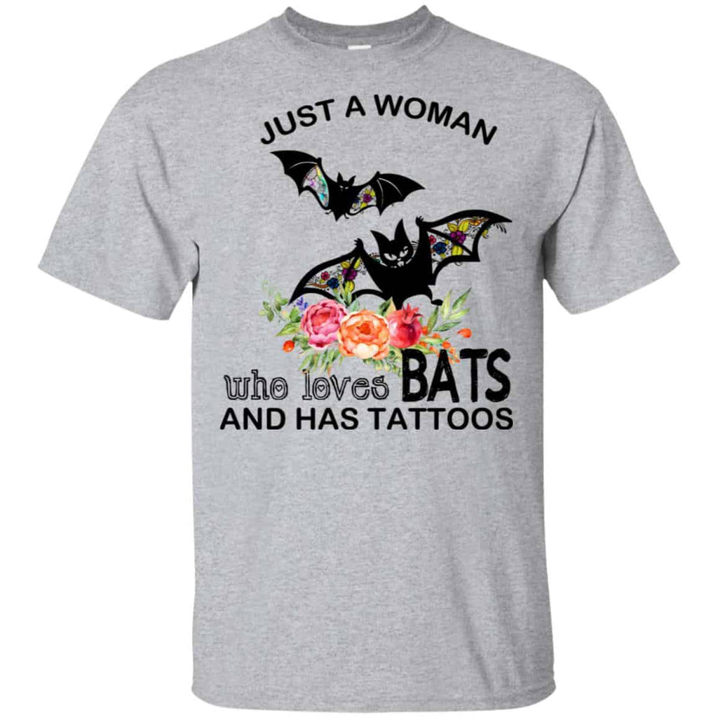 Just A Woman Who Loves Bats And Has Tattoos s, , Tank Unisex