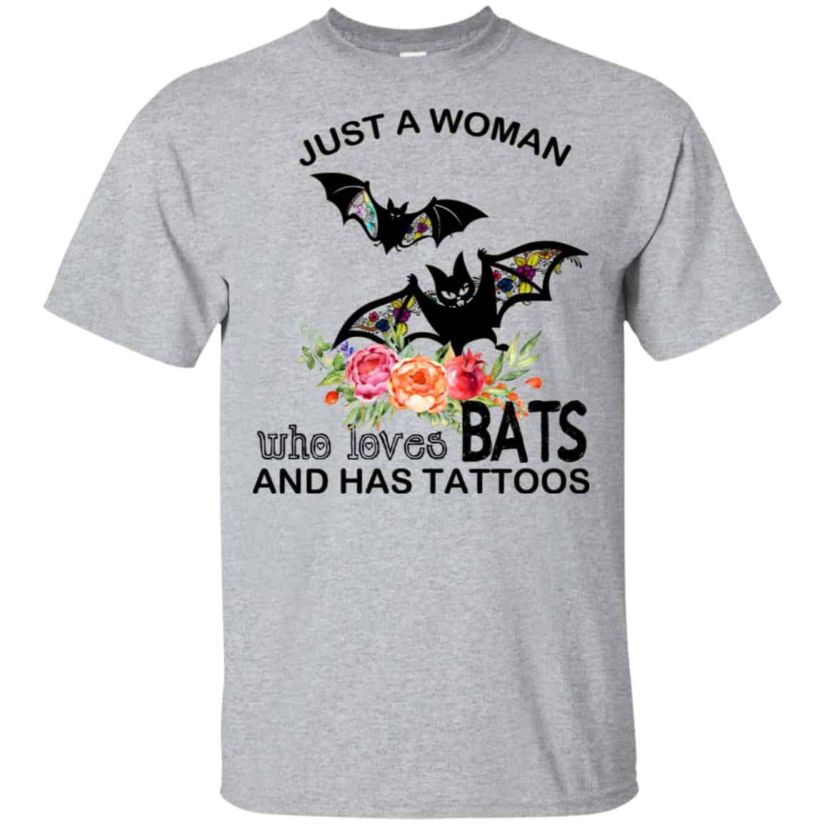 Just A Woman Who Loves Bats And Has Tattoos s, , Tank Unisex