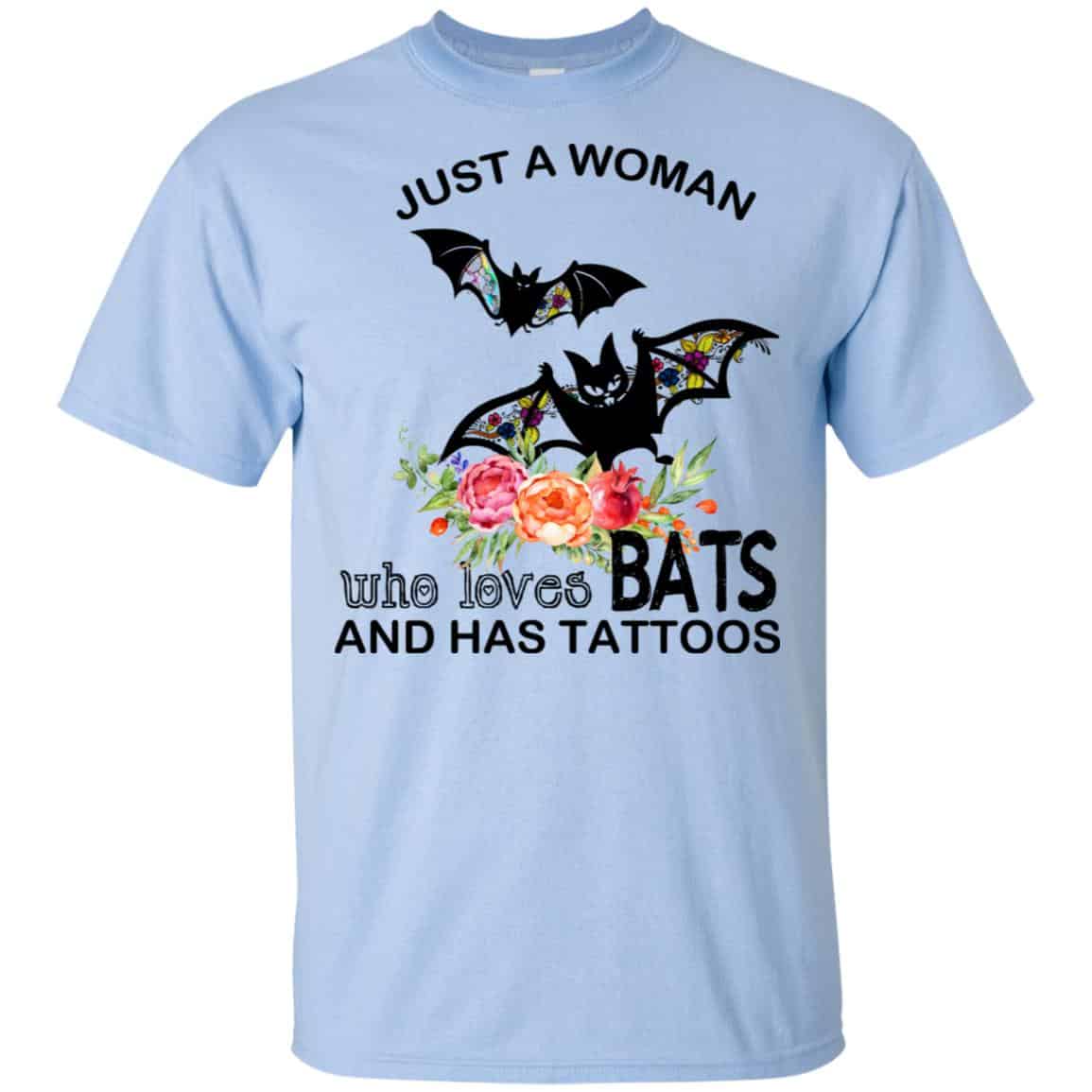 Just A Woman Who Loves Bats And Has Tattoos s, , Tank Unisex