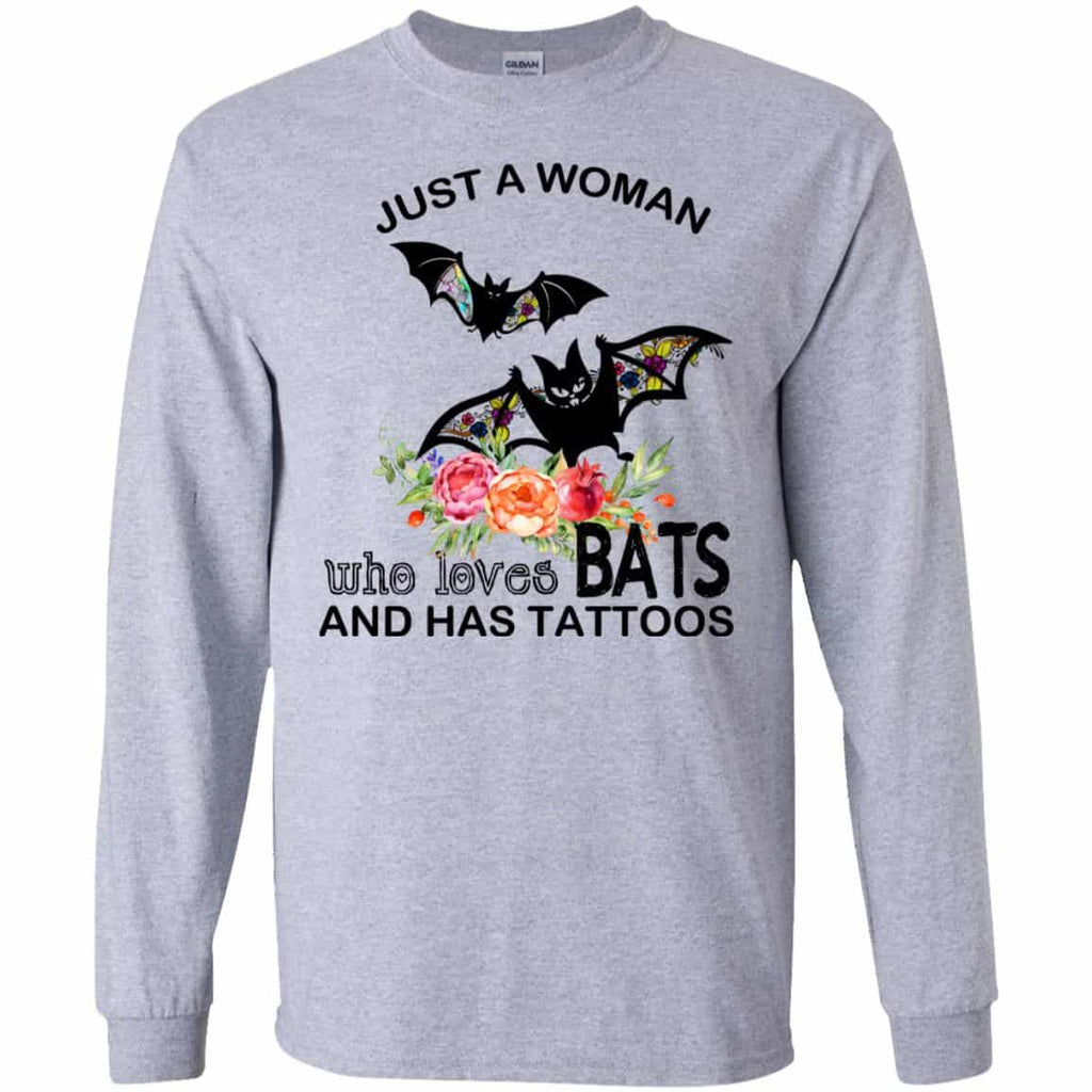 Just A Woman Who Loves Bats And Has Tattoos s, , Tank Unisex