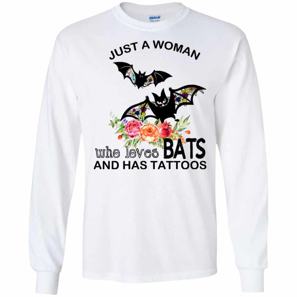 Just A Woman Who Loves Bats And Has Tattoos s, , Tank Unisex