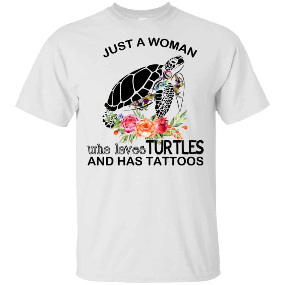 Just A Woman Who Loves Turtles And Has Tattoos s, , Tank Unisex