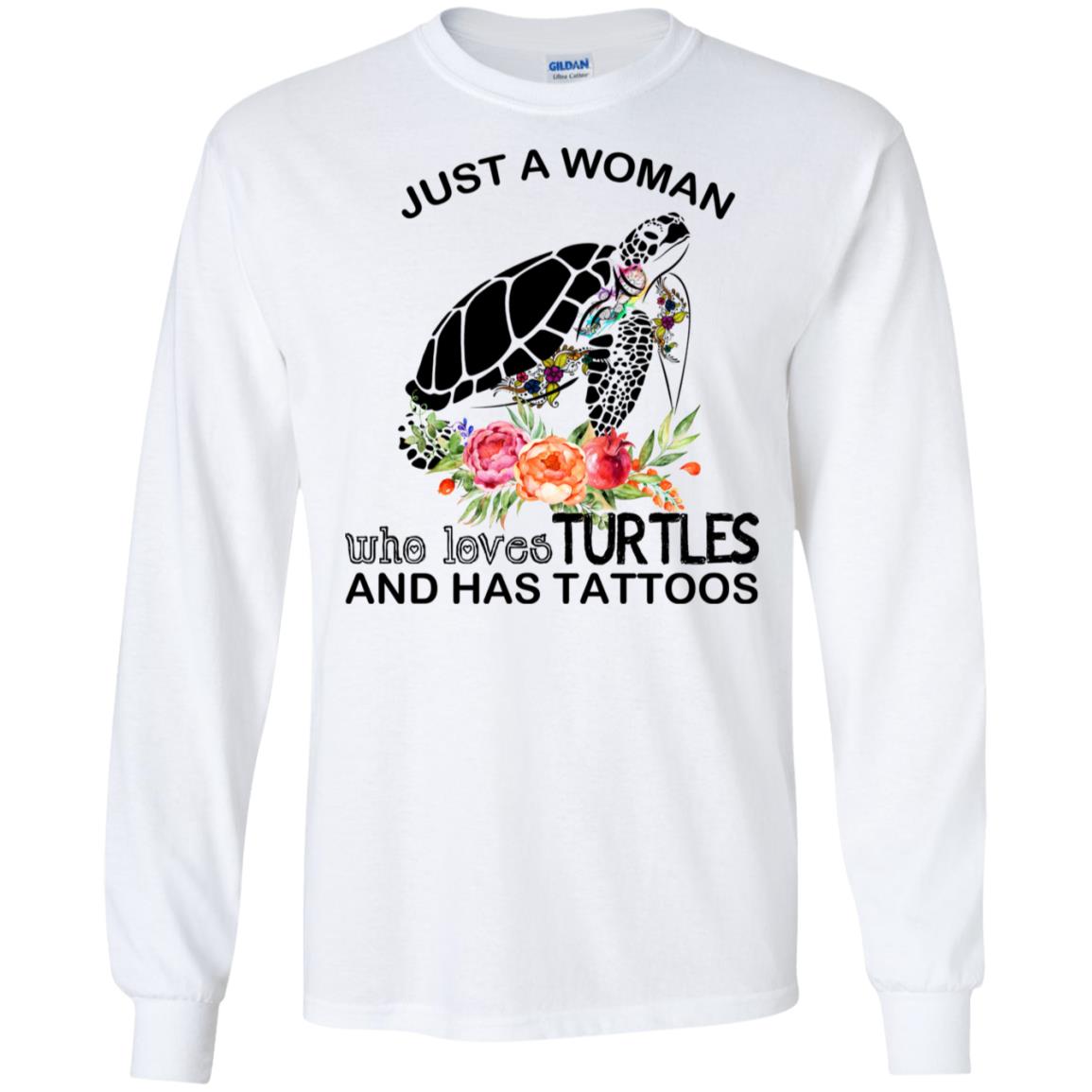 Just A Woman Who Loves Turtles And Has Tattoos s, , Tank Unisex