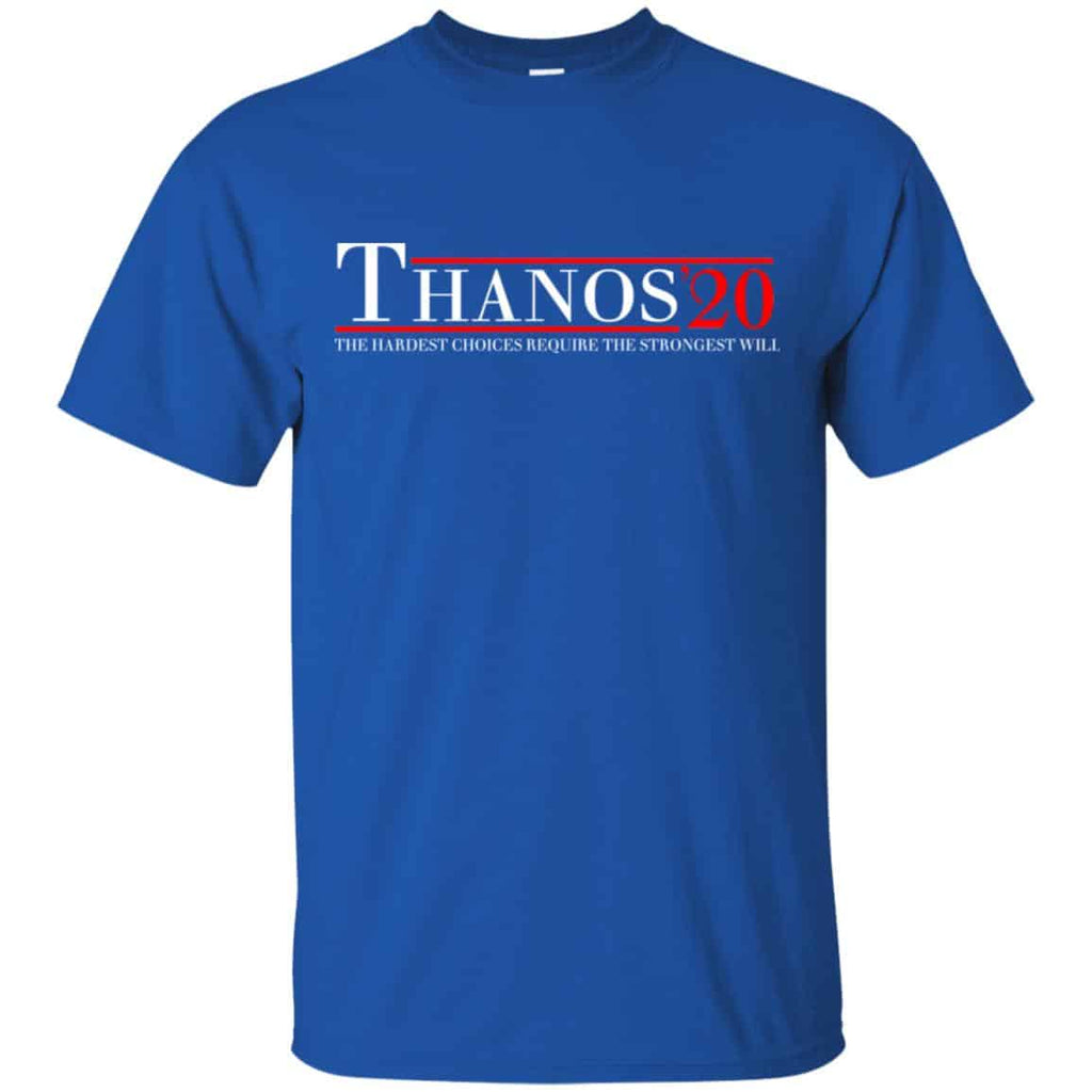 Thanos 2020 The Hardest Choices Require The Strongest Will s, , Tank Unisex