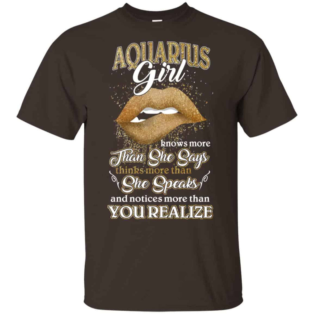 Aquarius Girl Knows More Than She Says Zodiac Birthday s, , Tank Unisex