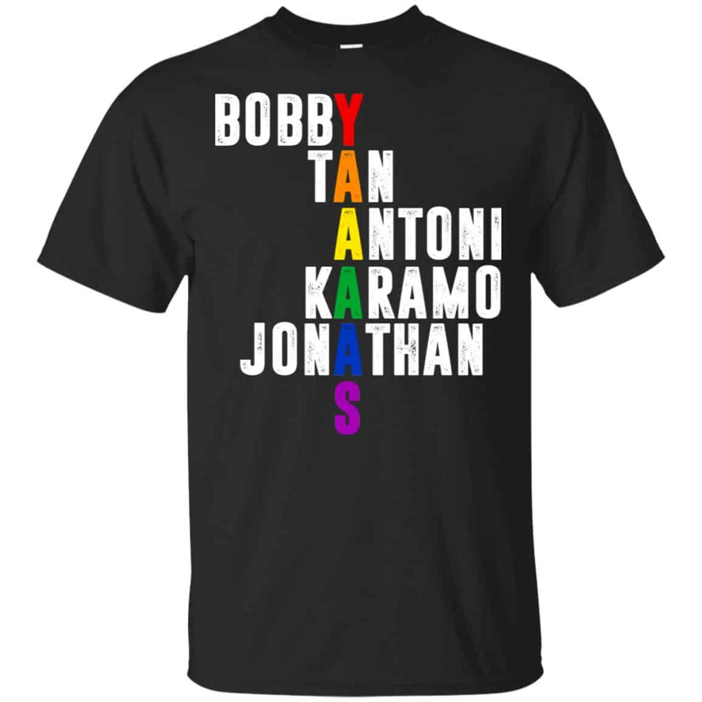 Queer Eye Yaaas Fab 5 Names LGBT s, , Tank Unisex