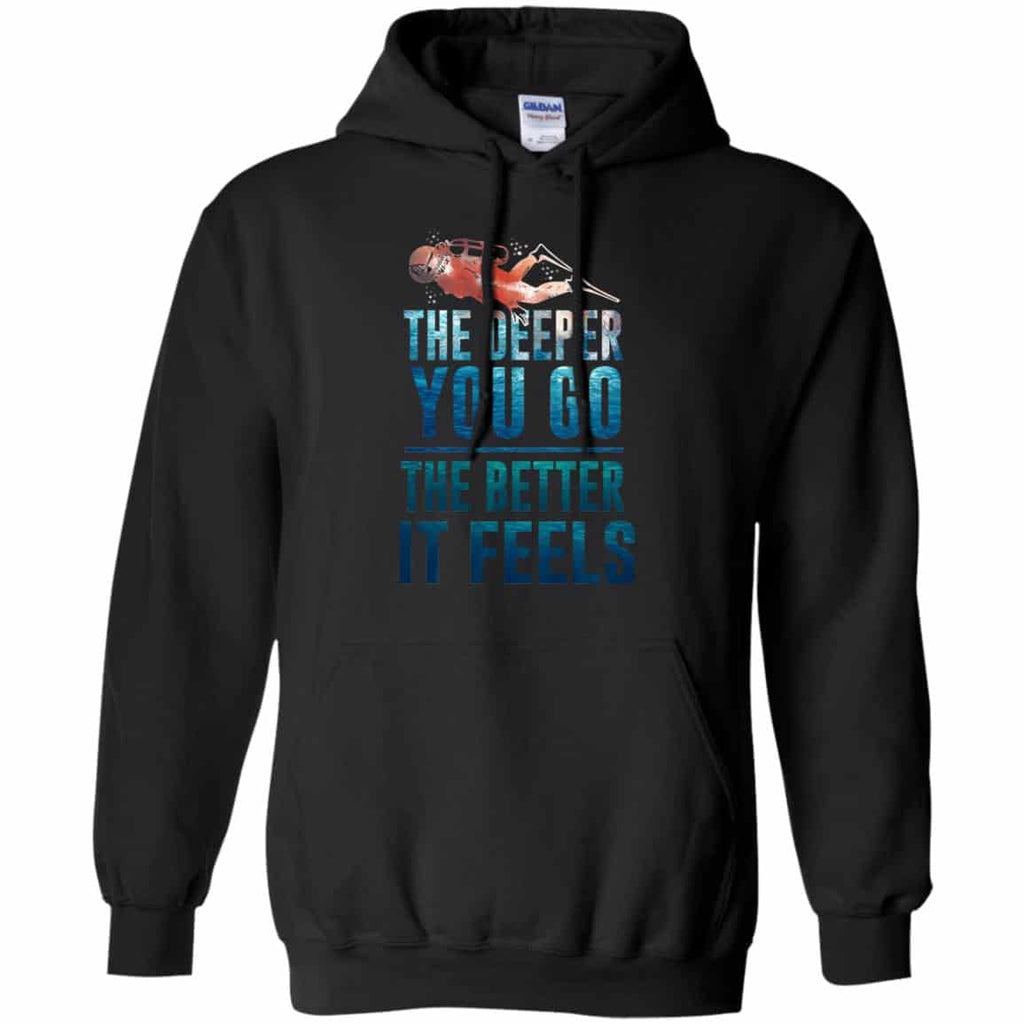 The Deeper You Go The Better It Feels Scuba Diving s, , Tank Unisex