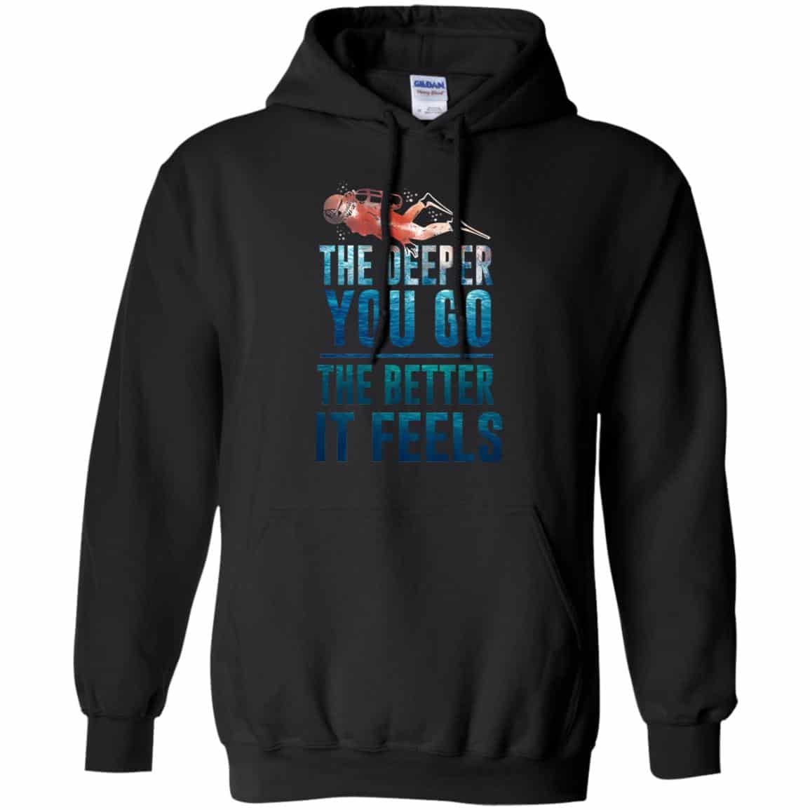The Deeper You Go The Better It Feels Scuba Diving s, , Tank Unisex