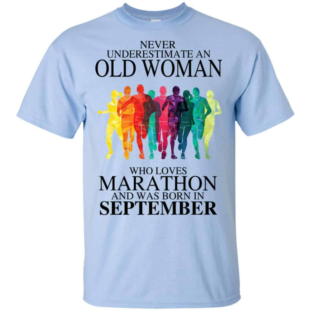 An Old Woman Who Loves Marathon And Was Born In September s, , Tank Unisex