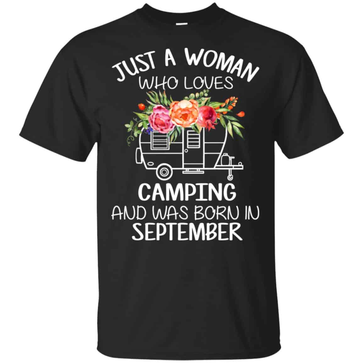 Just A Woman Who Loves Camping And Was Born In September s, , Tank Unisex