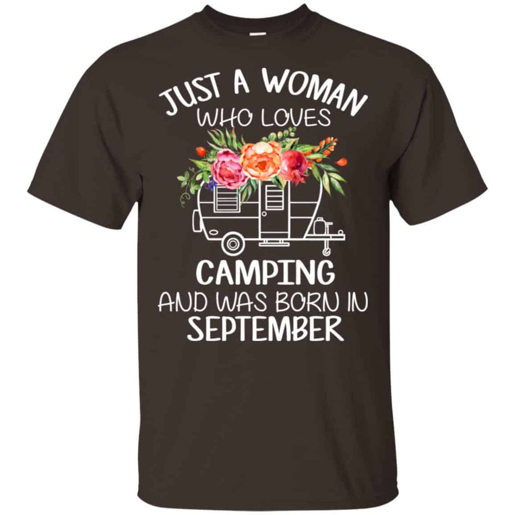 Just A Woman Who Loves Camping And Was Born In September s, , Tank Unisex