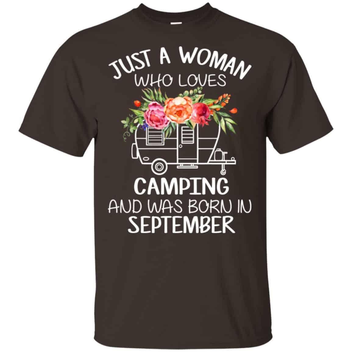 Just A Woman Who Loves Camping And Was Born In September s, , Tank Unisex