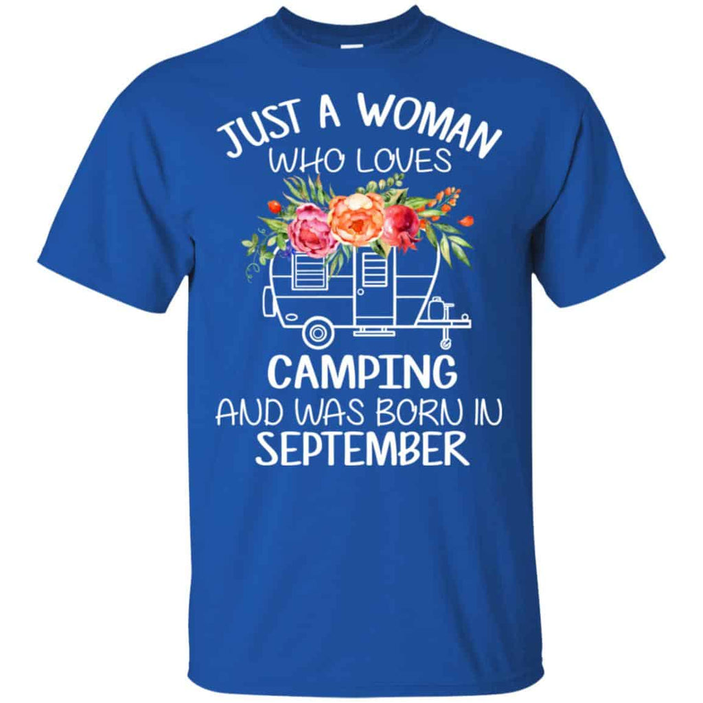 Just A Woman Who Loves Camping And Was Born In September s, , Tank Unisex