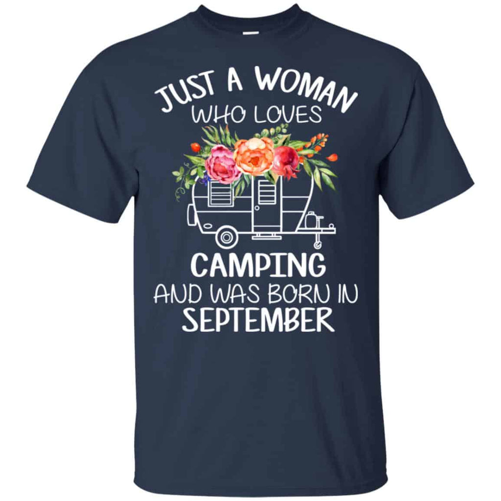 Just A Woman Who Loves Camping And Was Born In September s, , Tank Unisex