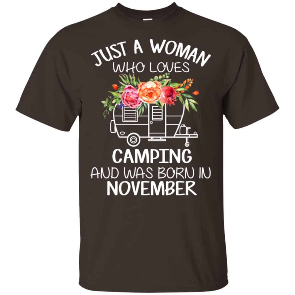 Just A Woman Who Loves Camping And Was Born In November s, , Tank Unisex