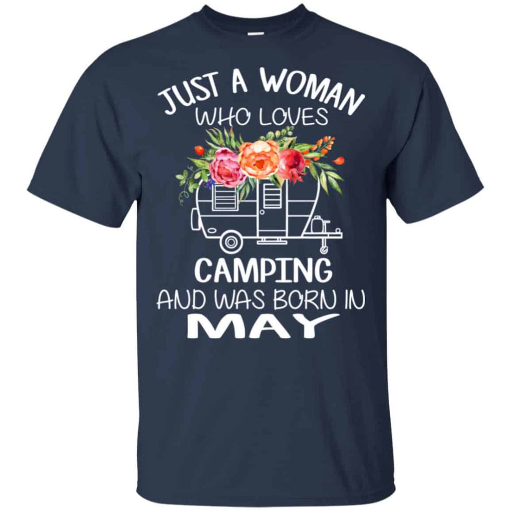Just A Woman Who Loves Camping And Was Born In May s, , Tank Unisex