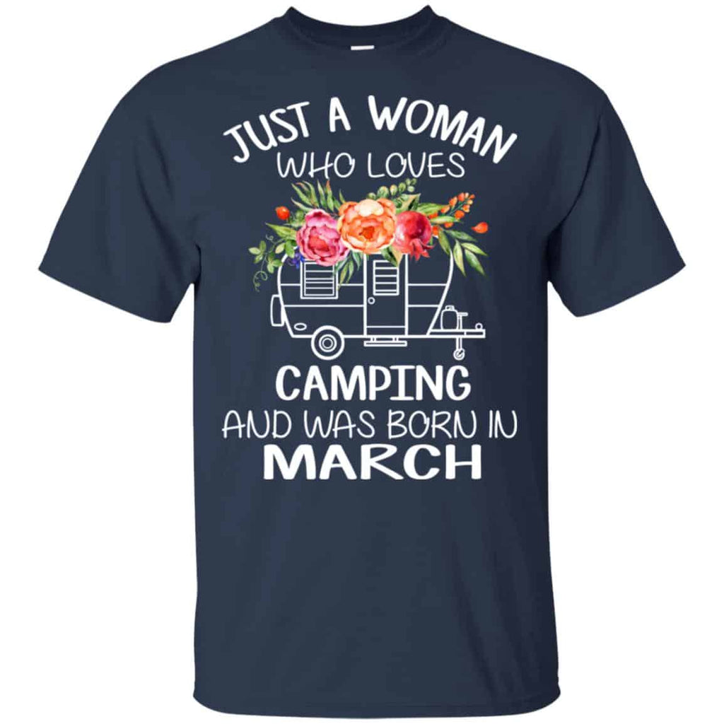 Just A Woman Who Loves Camping And Was Born In March s, , Tank Unisex