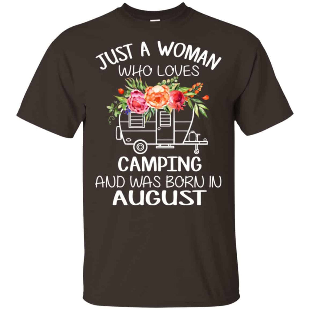 Just A Woman Who Loves Camping And Was Born In August s, , Tank Unisex