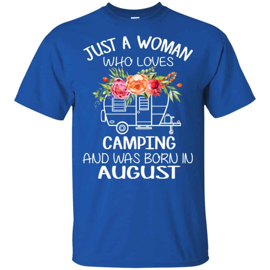 Just A Woman Who Loves Camping And Was Born In August s, , Tank Unisex