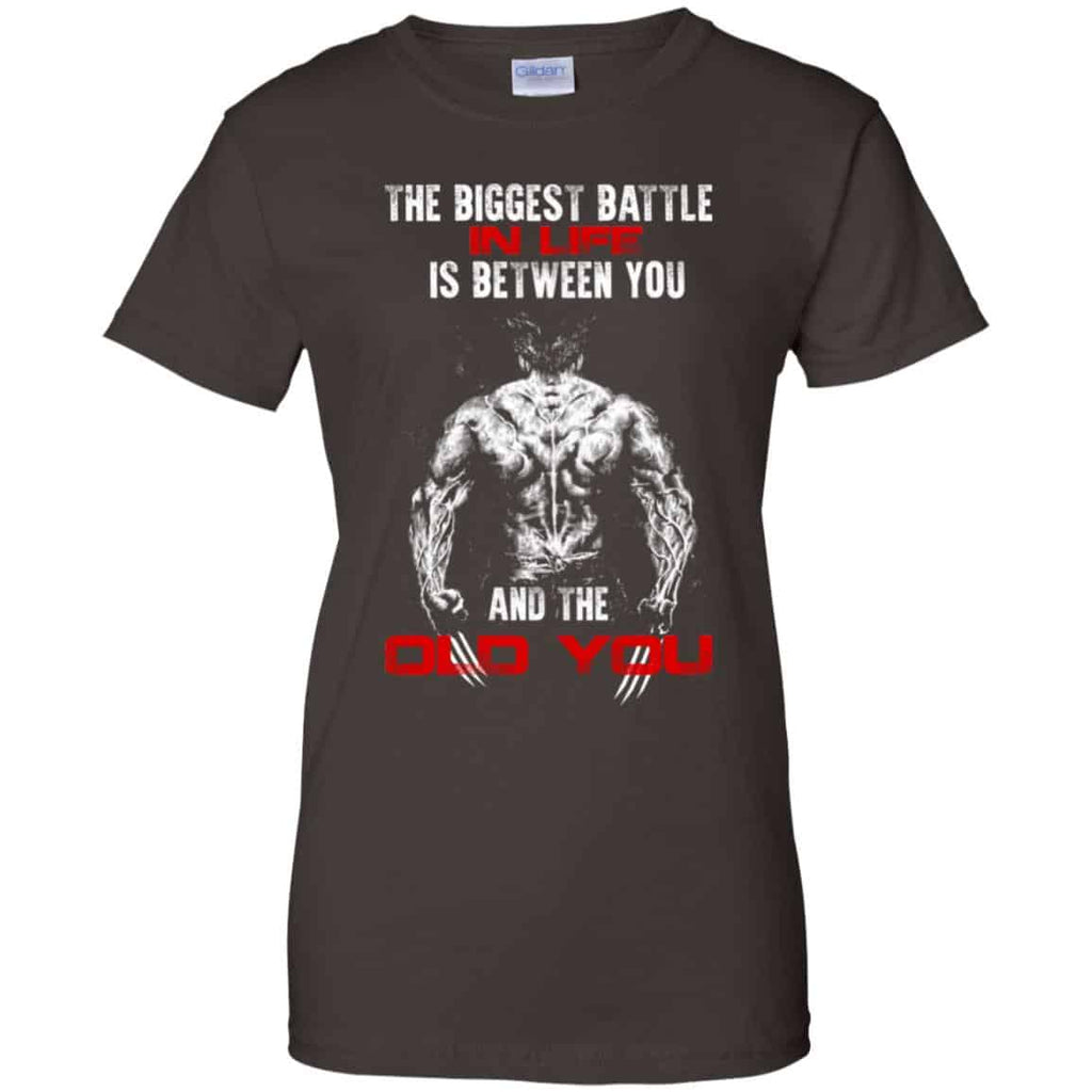 The Biggest Battle In Life Is Between You And The Old You Shirt, , Tank Unisex